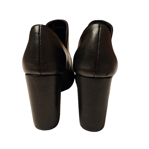 Me Too Cara Black Leather Heels Womens 7 - Picture 5 of 10